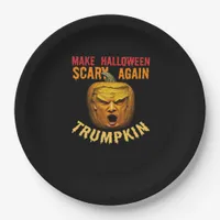 Trumpkin Make Halloween Scary Again – Funny Donald Paper Plates
