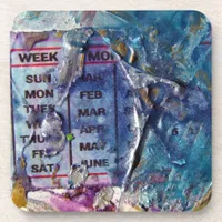 Abstract Days Beverage Coaster