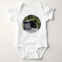 Clarkson Covered Bridge Alabama  Baby Bodysuit