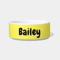 Custom Personalized Name Photo Art Color Pet Small Bowl