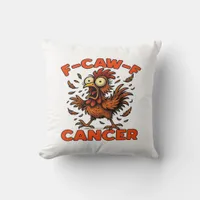 F-Caw-F Classic Vintage Cool Throw Pillow