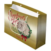 GOAT | Christmas Wishes Baby Goat Kisses Angora Large Gift Bag