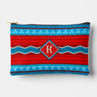 Southwest River Canyon Red Turquoise Sm Monogram Accessory Pouch
