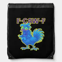 F-Caw-F Chicken Classic Creative Casual Drawstring Bag