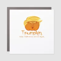 Trumpkin Classic & Funny Design For Halloween Car Magnet