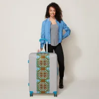 Hand Drawn Owl Mandala Artwork  Luggage