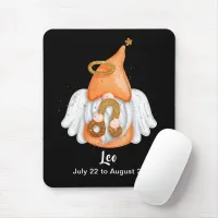 Gnome Leo Astrology Sign Angel Mouse Pad