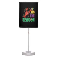 Funny Tis The Season Mardi Gras Crawfish Table Lamp