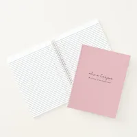 Soft Pink Letters to My Daughter Keepsake Journal