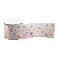 Custom Easter Floral Ribbon – Pastel Spring Design