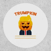 Halloween Trumpkin Funny  Pumpkin Halloween Patch