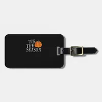 Tis The Season Cute Halloween Pumpkin Luggage Tag