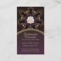 Antique Gold Fantasy Medieval Business Card