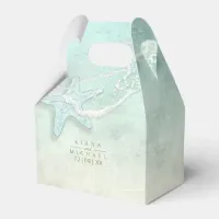 Sea Foam Beach Wedding ID837 Favor Boxes