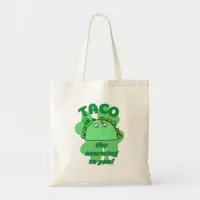 Taco the Morning Funny Saint Patrick Fun Mix Up  Tote Bag