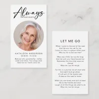 Memorial Prayer Card | Always in Our Hearts Circle