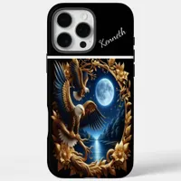 Eagle's moonlit ocean iPhone 16 pro max case