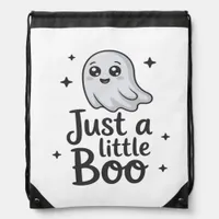Just Little Boo Funny Design Drawstring Bag