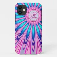 Hippie 'delica Pink Blue Tie Dye iPhone 5 Case