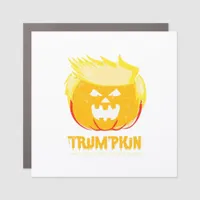 Halloween Trumpkin Funny Car Magnet