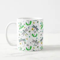 Dragonflies and Dandelions Coffee Mug