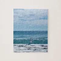 Coastal Beach Seascape Jigsaw Puzzle