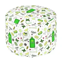 Gin Cocktails Design Cocktail Bar Patterned Pouf