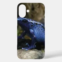 Blue Poison Arrow Frog iPhone 16 Plus Case