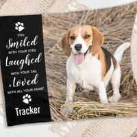 Pet Memorial Personalized Photo Fleece Blanket