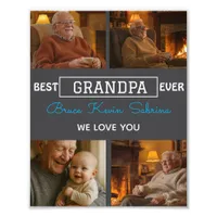 Best Grandpa Ever Photo Collage