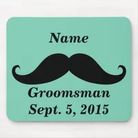 Groomsman Mustache Mousepad