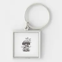 Cottagecore Mushroom Goblincore Aesthetic  Mushroo Keychain