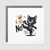 No Kings In America Essential Minimal Clean Car Magnet