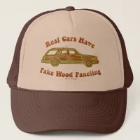 Fake Wood Paneling Trucker Hat