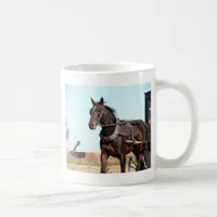 Rural Amish Horse and Buggy Coffee Mug