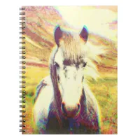 Iceland Horse Digital Art Notebook