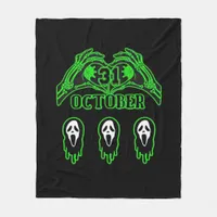 Skeleton Hands Classic Design Fleece Blanket