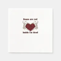 Are Red Im Dead Classic Style Napkins