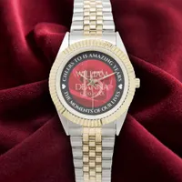 Elegant 15th Rose Wedding Anniversary Celebration Watch