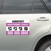 12" x 18" Handywoman Service Car Magnet