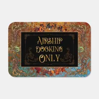 Steampunk Airship Parking Only  Metal Sign