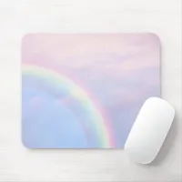 Rainbow of hope - pastel, mouse pad