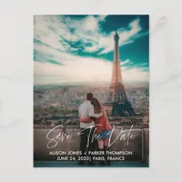 Save the Date | Elegant Typography Postcard