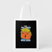 Trumpkin Make Halloween Great Again Grocery Bag