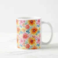 Colorful Daisies Coffee Mug