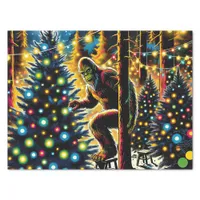 Legendary Christmas Bigfoot  Tissue Paper