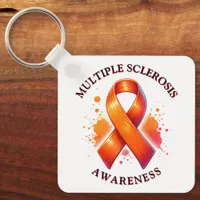 March is Multiple Sclerosis MS Awareness Month Keychain