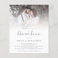 Budget Modern Photo Overlay Rehearsal Dinner
