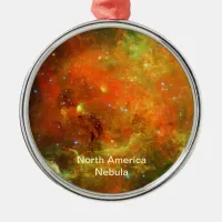 North America Nebula Metal Ornament