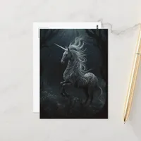 Unicorn in the Forest Postcard